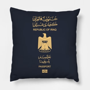 Iraq passport Pillow