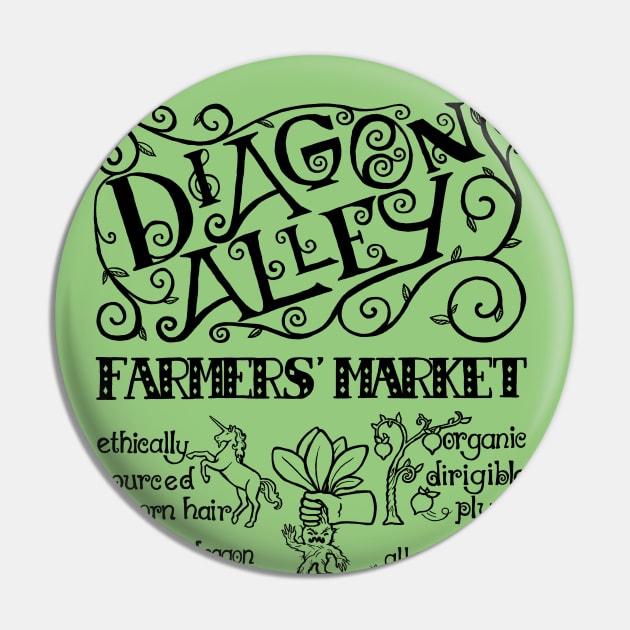 Diagon Alley Farmer's Market Pin by TheresaFlaherty