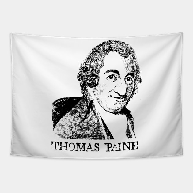 Portrait of Thomas Paine Tapestry by Princessa