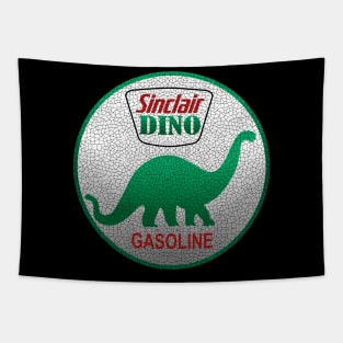 vintage sinclair dino gas station Tapestry