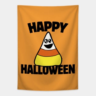 Happy Halloween Candy Corn Tapestry