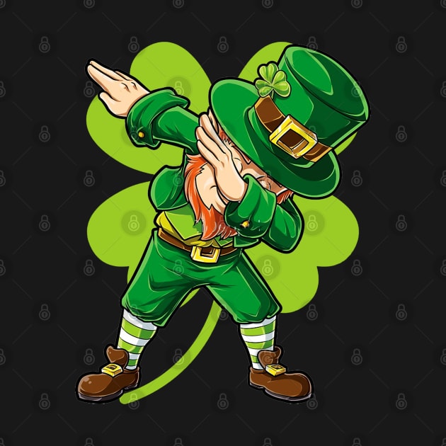 St Patricks Day Dabbing Leprechaun by Otis Patrick