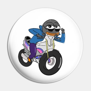 Linux Tux Penguin humor meme sticker Pin