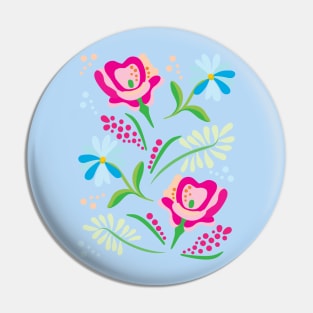 Flower Garden Pin