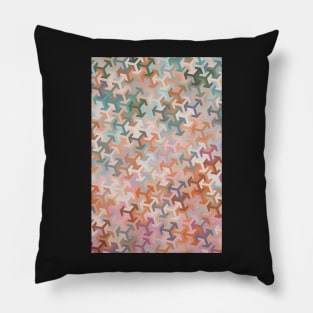 Geometric arrow cubes print Pillow