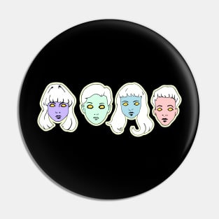 Creepy Kids Pin