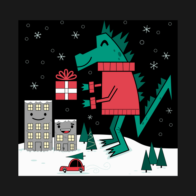 Kaiju Christmas by Andy McNally