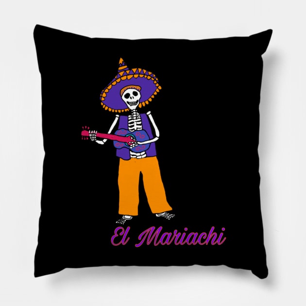 El mariachi Pillow by Fantasticallyfreaky