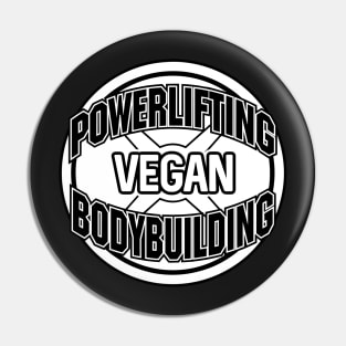 Vegan Power Lifting Bodybuilding Pin