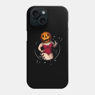 Plus Size Pumpkin Pinup Phone Case