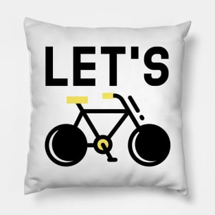 Let's Cycle Pillow