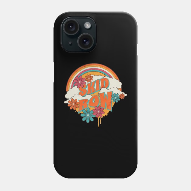 Retro Rainbow // Skid Row Phone Case by sansxart