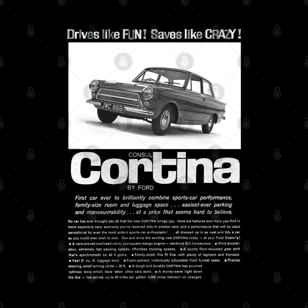 1962 FORD CONSUL CORTINA - advert by Throwback Motors