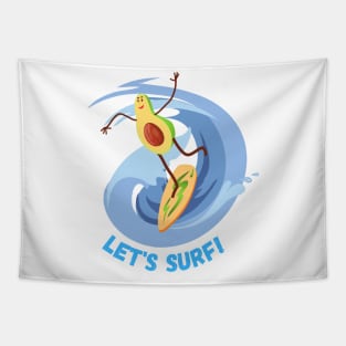 Avocado Surf Tapestry