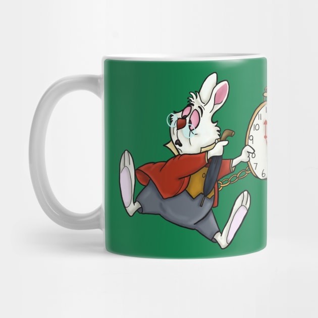 Disney White Rabbit Mug Alice in Wonderland