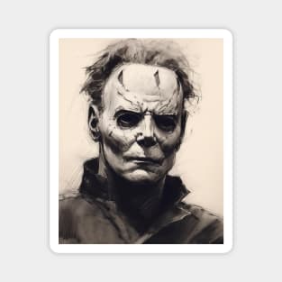 Michael Myers Portrait Magnet