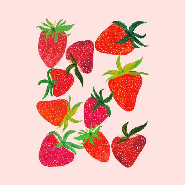 Strawberry Harvest by LeanneSimpson