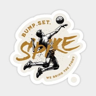 Bump Set Spike Volleyball graphic Magnet