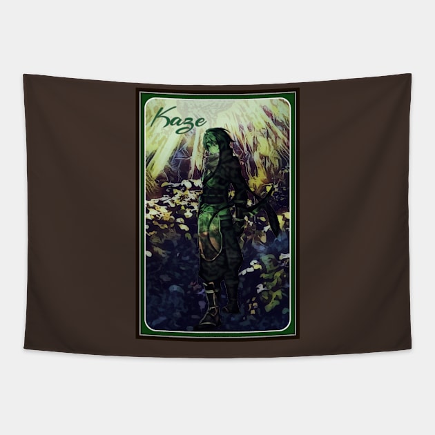 Kaze Pushes His Limits Tapestry by maevestrom