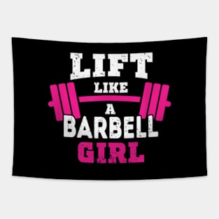 Life like a BARBELL Girl Tapestry