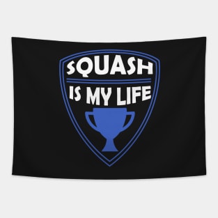 Squash is my Life Gift Tapestry