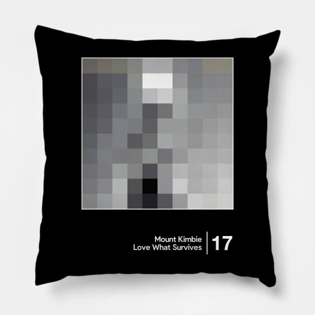 Mount Kimbie / Minimal Style Graphic Artwork Pillow by saudade