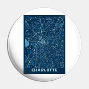 Charlotte - North Carolina Peace City Map Pin