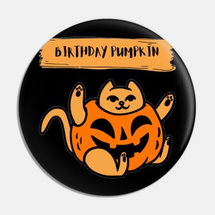 Birthday Pumpkin October Birthday Libra Scorpio Pin