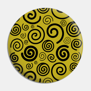 Spiral Swirls Pin