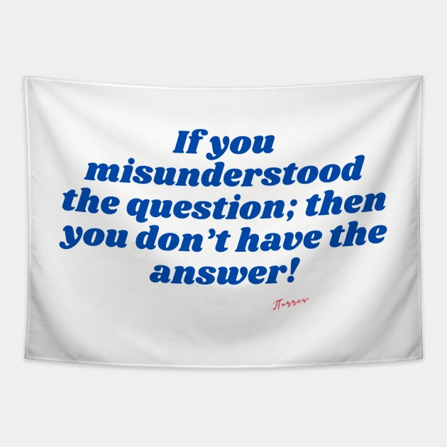 Question Tapestry by LibrosBOOKtique