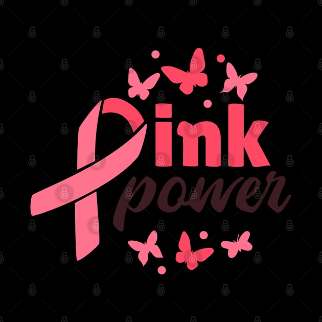 Breast Cancer Pink Power by gdimido