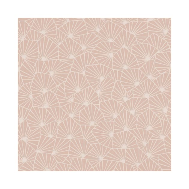 pink geometric pattern by ghjura