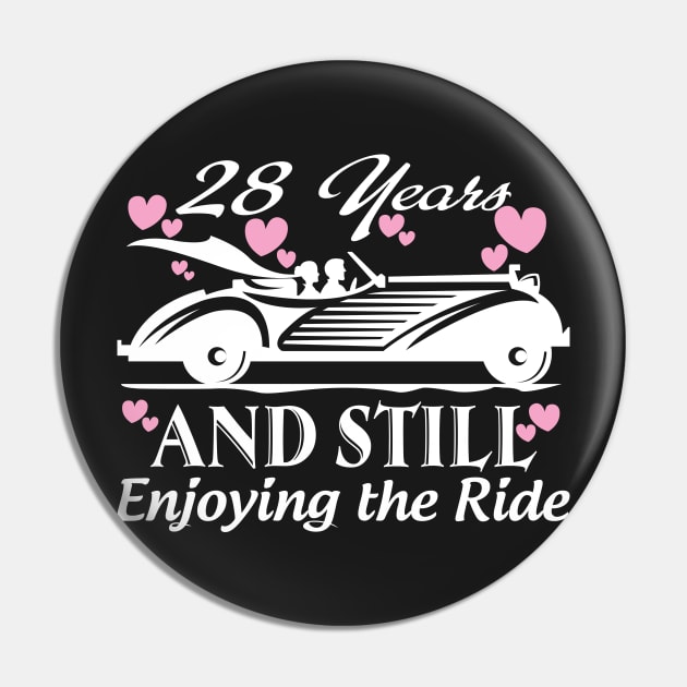 Anniversary Gift 28 years Wedding Marriage Pin by rigobertoterry