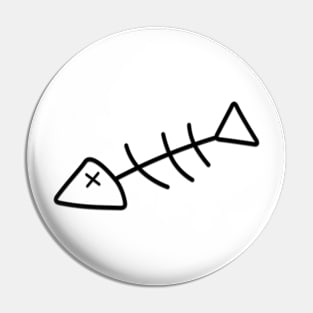 Dead fish (Black) Pin