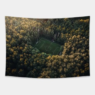 Soccer Pitch Tapestry