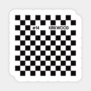 Kyle Kirkwood Racing Flag Magnet