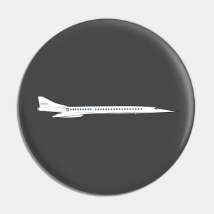 Boom Overture - Future Supersonic Jet Airliner Pin