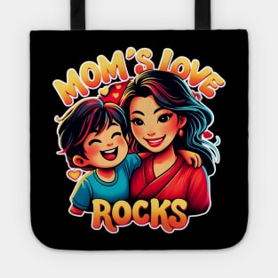 Mom's Love Rocks - mom's day Tote