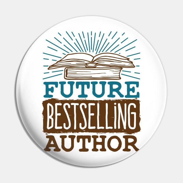 Writer, Author Shirt Pin by redbarron