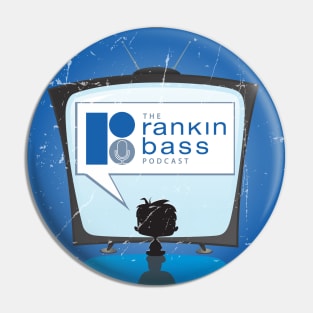 Rankin Bass Podcast Distressed Tee Pin