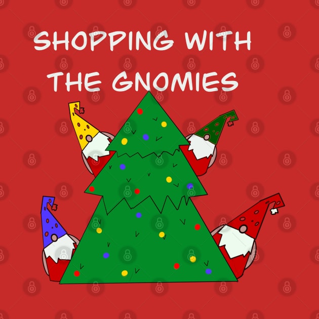 Shopping with gnomies by Stephanie Kennedy 