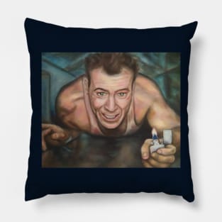 Die Hard (1988) John McClane Oil Painting Pillow