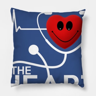 Nurses The Heart Of Health care Stethoscope Gift T-Shirt Pillow