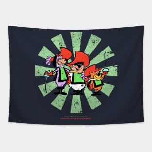 Yippee Yappee And Yahooey Retro Japanese Tapestry