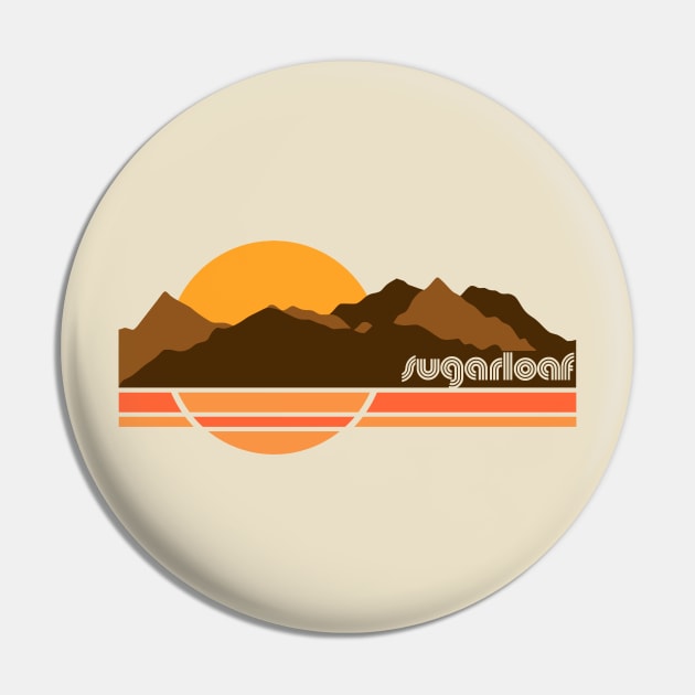 Sugarloaf Retro 70s Tourist Souvenir Pin by darklordpug