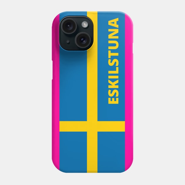 Eskilstuna City in Swedish Flag Phone Case by aybe7elf