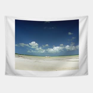 Bahamas Harbour Island sea and sky Tapestry