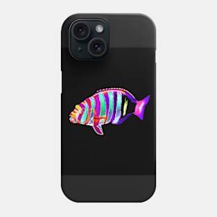 Harlequin Tusk Wrasse Fish Phone Case