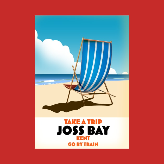 Joss Bay Kent vintage travel poster by nickemporium1