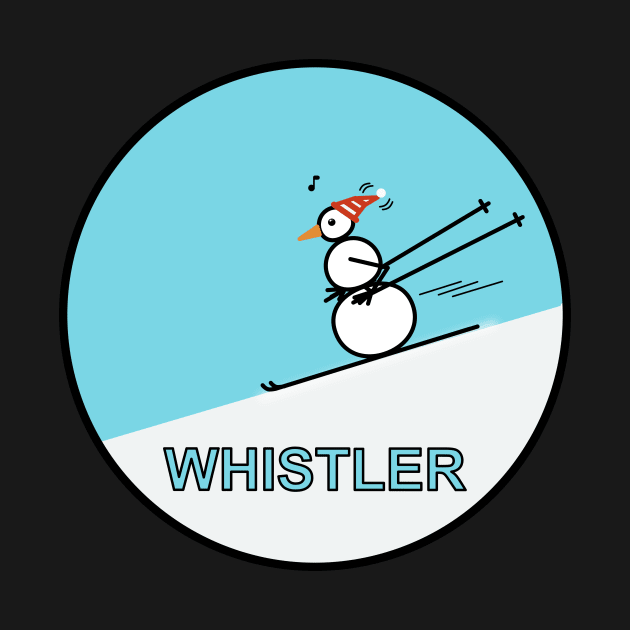 Frosty the Snowman skiing in Whistler. by Musings Home Decor